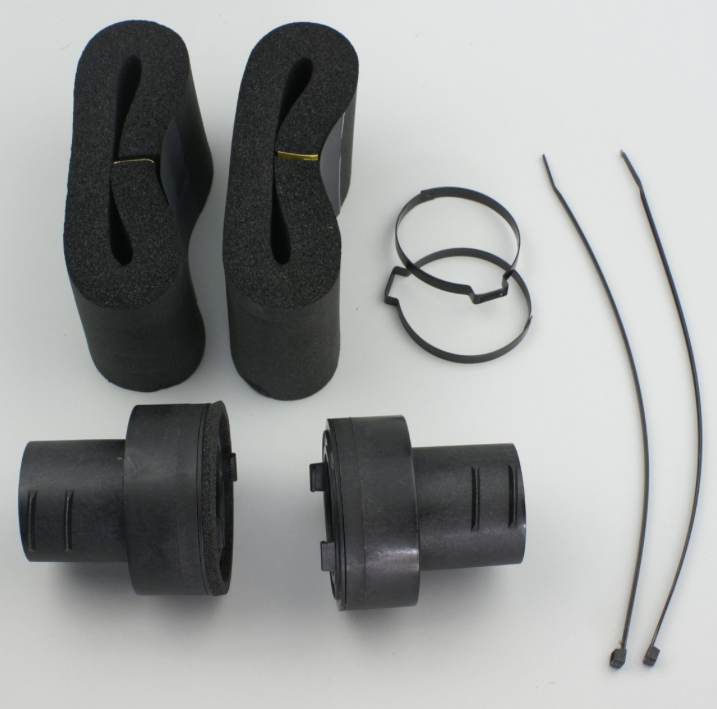 UPC-38TCR6-B-1 - Kit de acoplamiento, 2", TFS, R6, negro, 1/caja