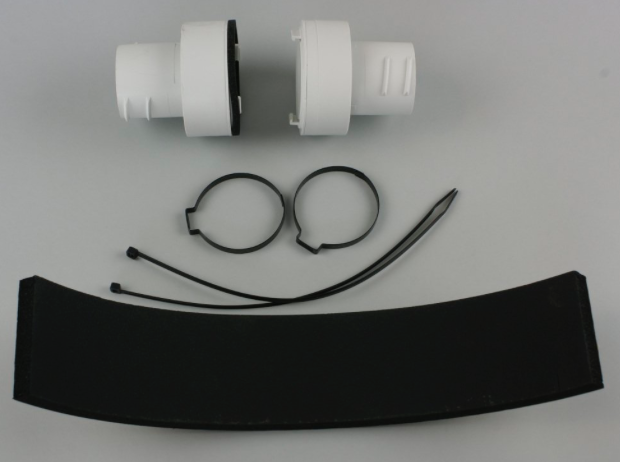 UPC-38TCR6-W-1 - Coupling Kit, 2", TFS, R6, White, 1/bx