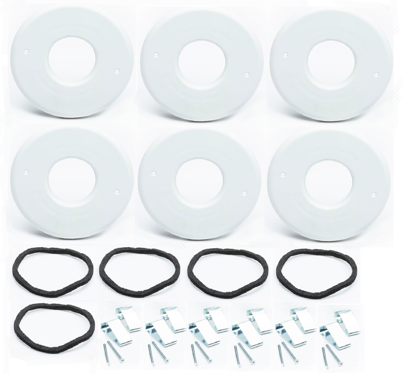 UPC-56TB-6 - 2" Supply Outlet, TFS, w/Toggles and Screws, Face Plate Only (6 pcs)