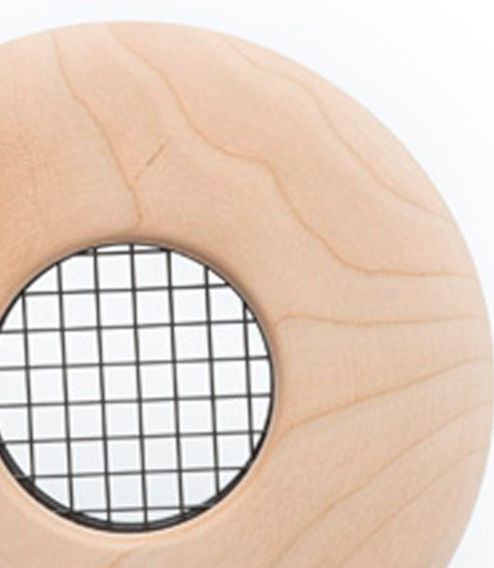 UPC-57T-C-1 - 2" Outlet, TFS, Wood, Cherry, Face Plate Only