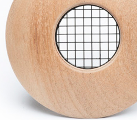 UPC-57T-MH-1 - 2" Outlet, TFS, Wood, Mahogany, Face Plate Only