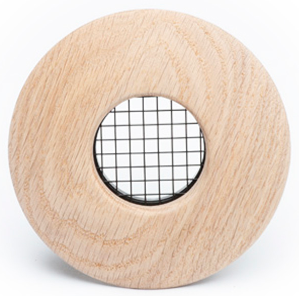 UPC-57T-RO-1 - 2" Outlet, TFS, Wood, Red Oak, Face Plate Only