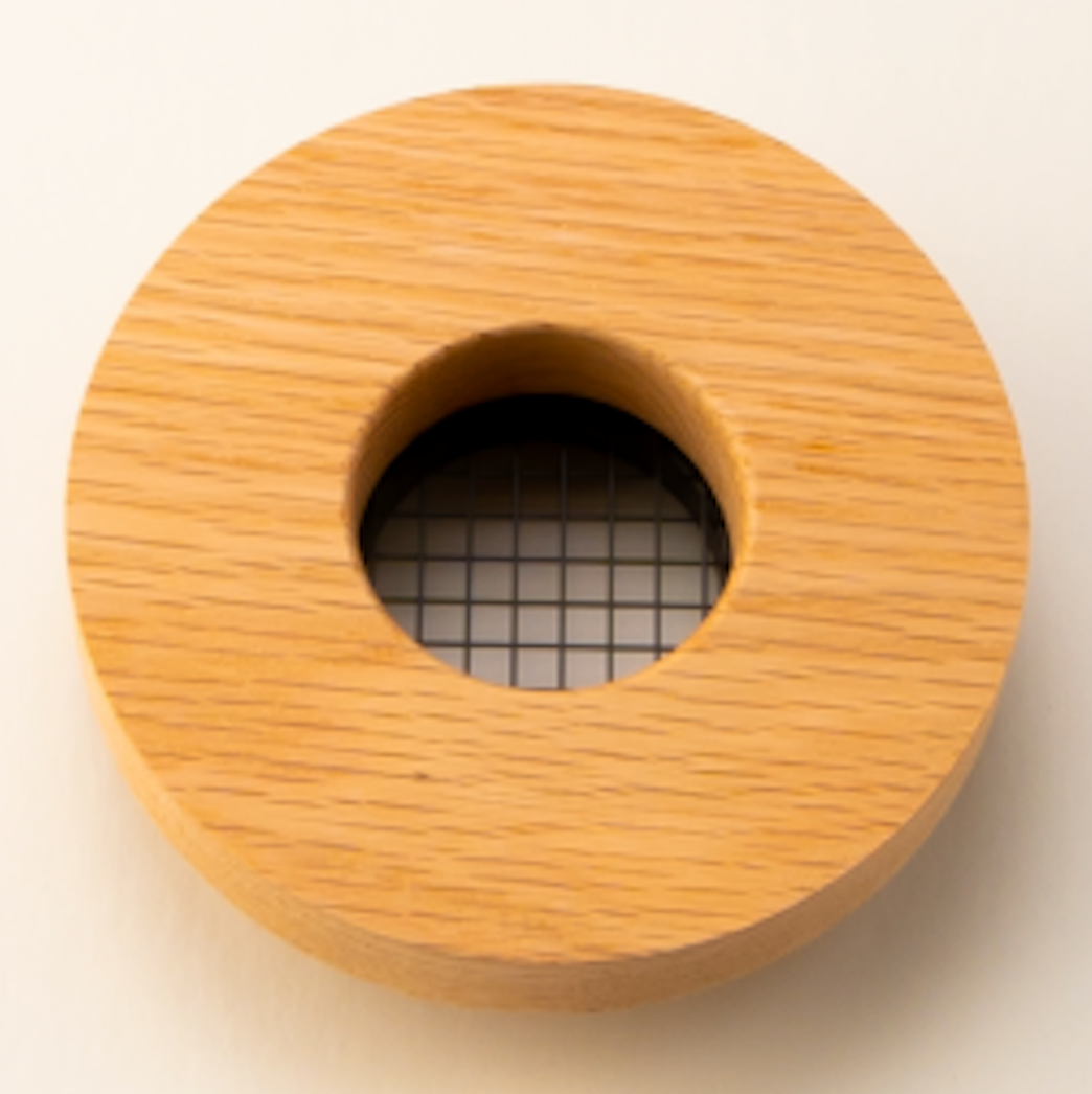 UPC-57T-RO-F-1 - 2" Wood Outlet, TFS, Flush Mount, Red Oak, Face Plate Only