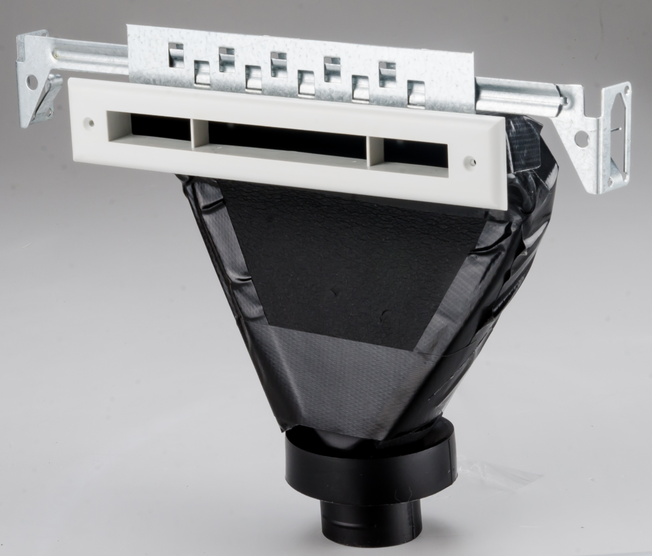 UPC-67A - Unico Supply Outlet Kit, Slotted, 90°, Plastic, White - highvelocityoutlets-com