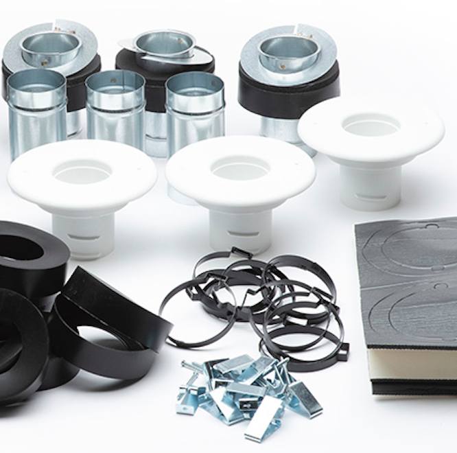 UPC-89F-6 - Unico Installation Kit for 2" System, Figerglass Plenum