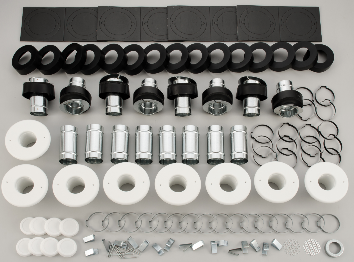 UPC-89F-8 - Unico Installation Kit, Fiberglass Plenum, for 2" System - highvelocityoutlets-com