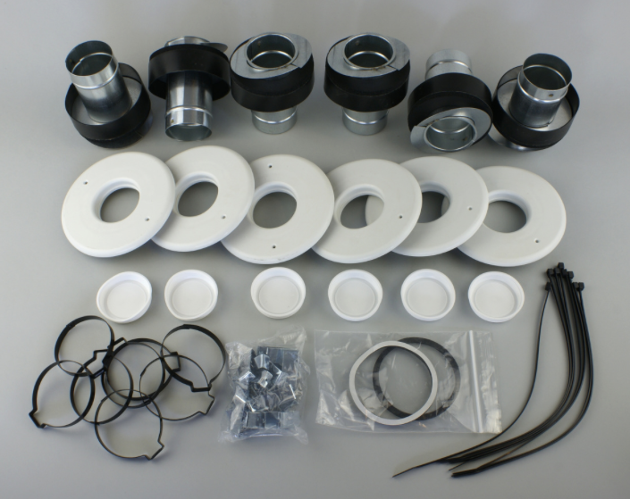 UPC-89TF-6 - Unico Install Kit, 2", 1" Fiberglass Plenum, TFS, (6 pk)