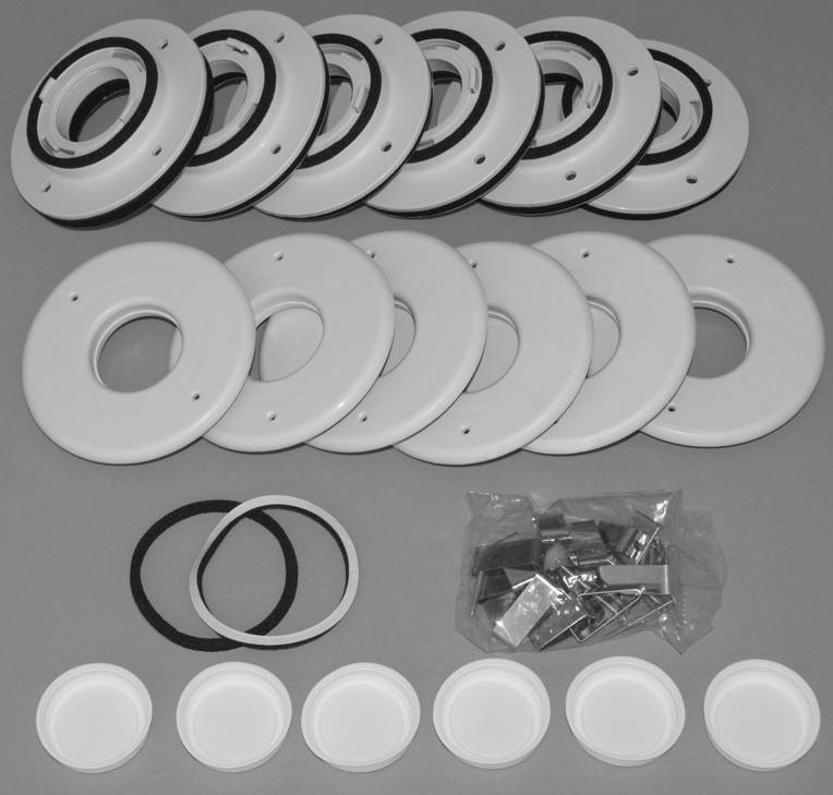 UPC-89TMF-6 - Unico Install Kit, 2", Flat Metal Plenum, TFS, (6 pk)