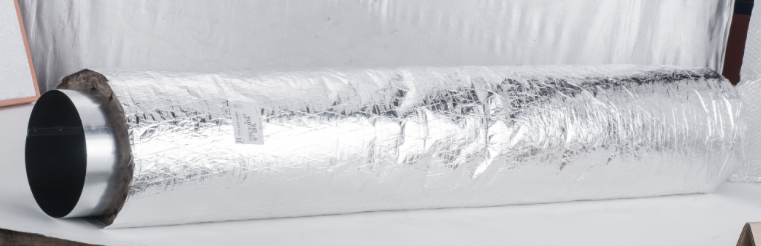 USM-10-R8 - Insulated Sleeve, Silver, 7"x5'x2", R8, 1/box