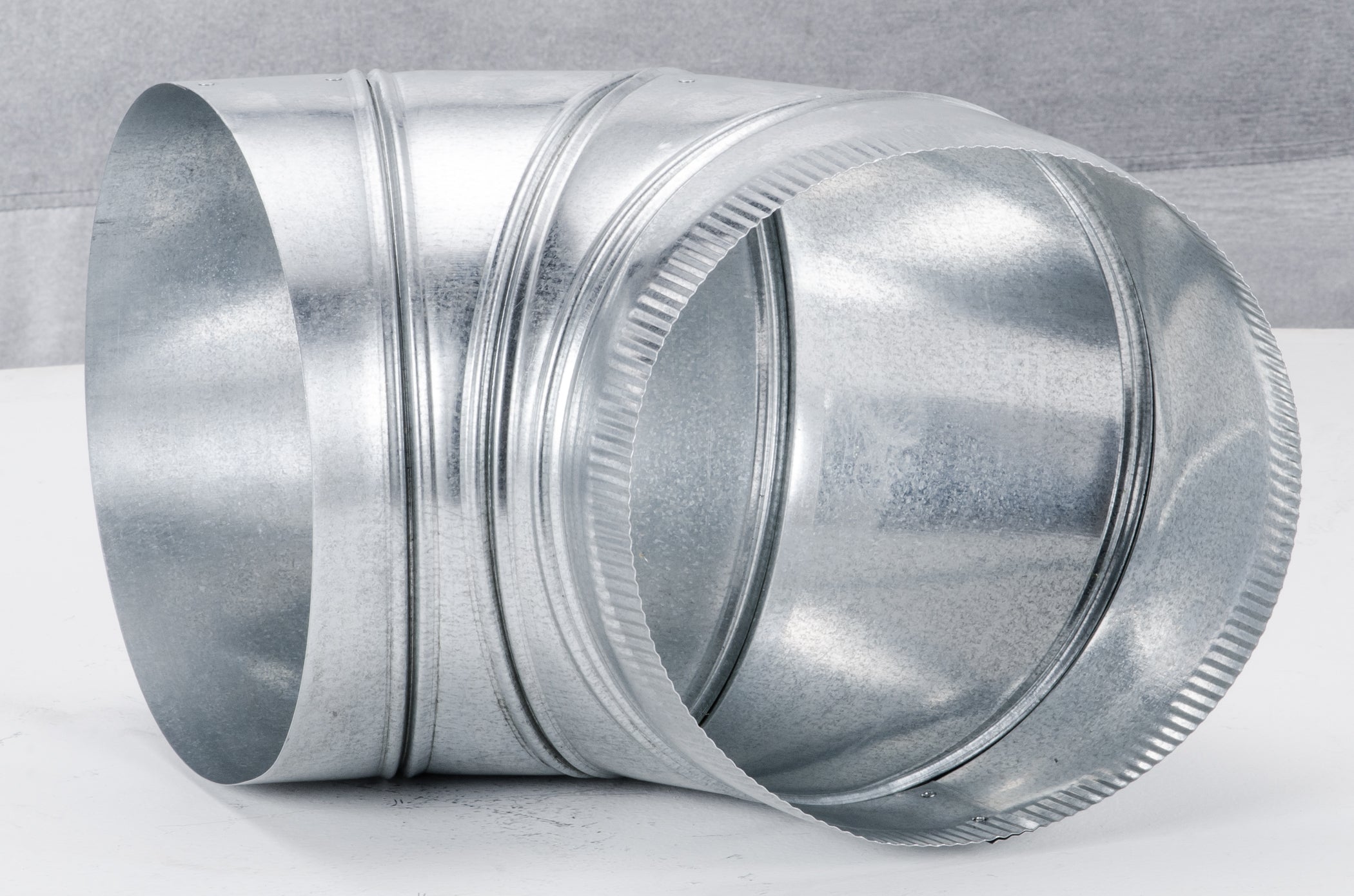 USM-14 - Galvanized Metal Elbow, for High Velocity Unico System Venting, 10" (12/Box) - highvelocityoutlets-com