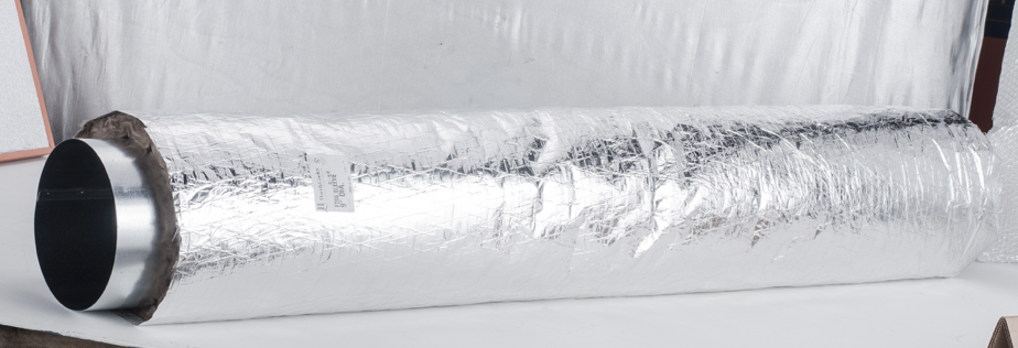 USM-16-R8 - Insulated Sleeve for Unico System High Velocity, Silver, 10"Dx5'x2" R8 (1/Box)