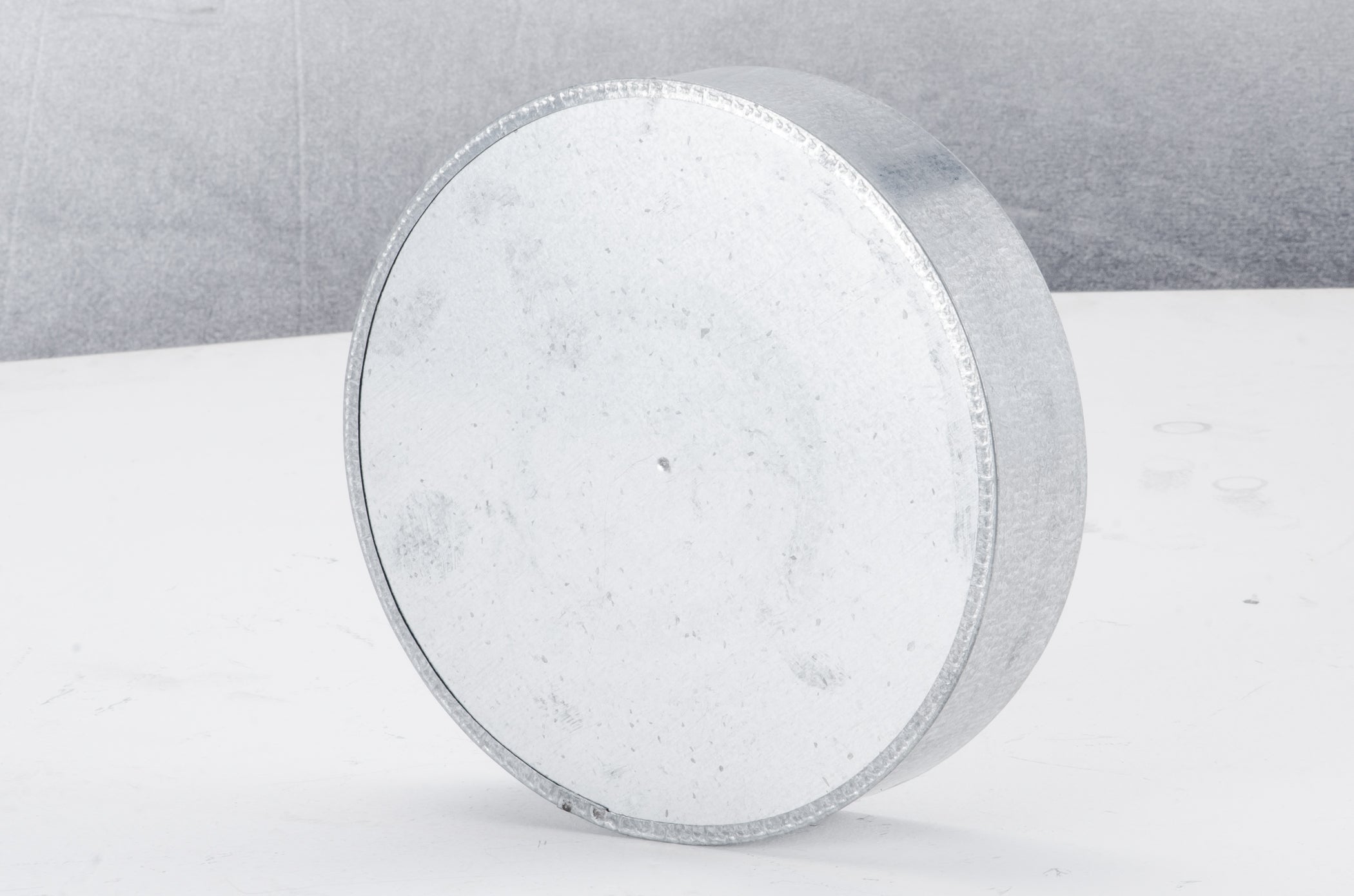 USM-18 - Galvanized Metal End Cap, 10" (12/Box) - highvelocityoutlets-com