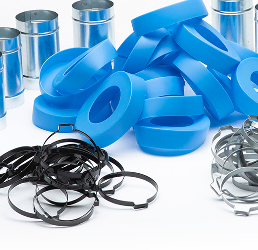 UPC-238-10 - Coupling, Duct, 2.5" Includes Clamps (makes 10 couplings/box)