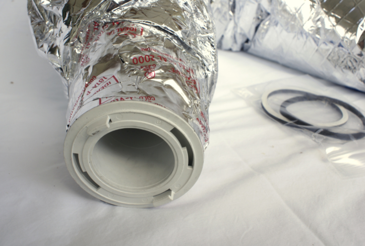 UPC-26TC03R8-1 - Tubo atenuador de sonido, TFS, acoplamientos adjuntos de 2" de diámetro interior x 3' de largo, R-8.0, longitud única (3 pies por caja)