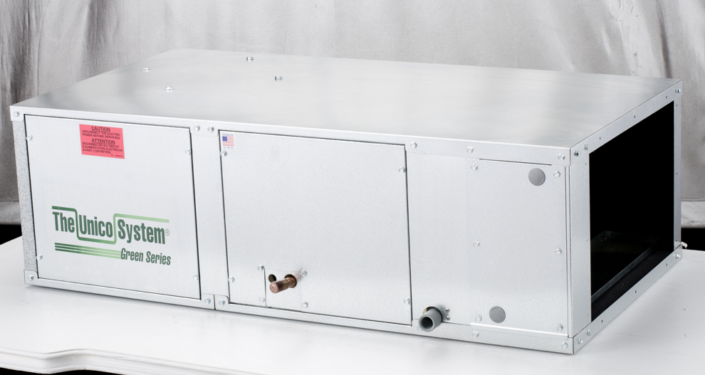 U1218L-1EC1EX - Unico Air Handler 1218 - FCU, 110V EC, Refrigerant Coil, TXV - highvelocityoutlets-com