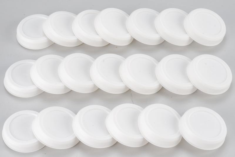 UPC-242-20 - 2.5" Summer/Winter Shut-off Plugs for The Unico System High Velocity Small Duct HVAC, White, Plastic, 20/box - highvelocityoutlets-com