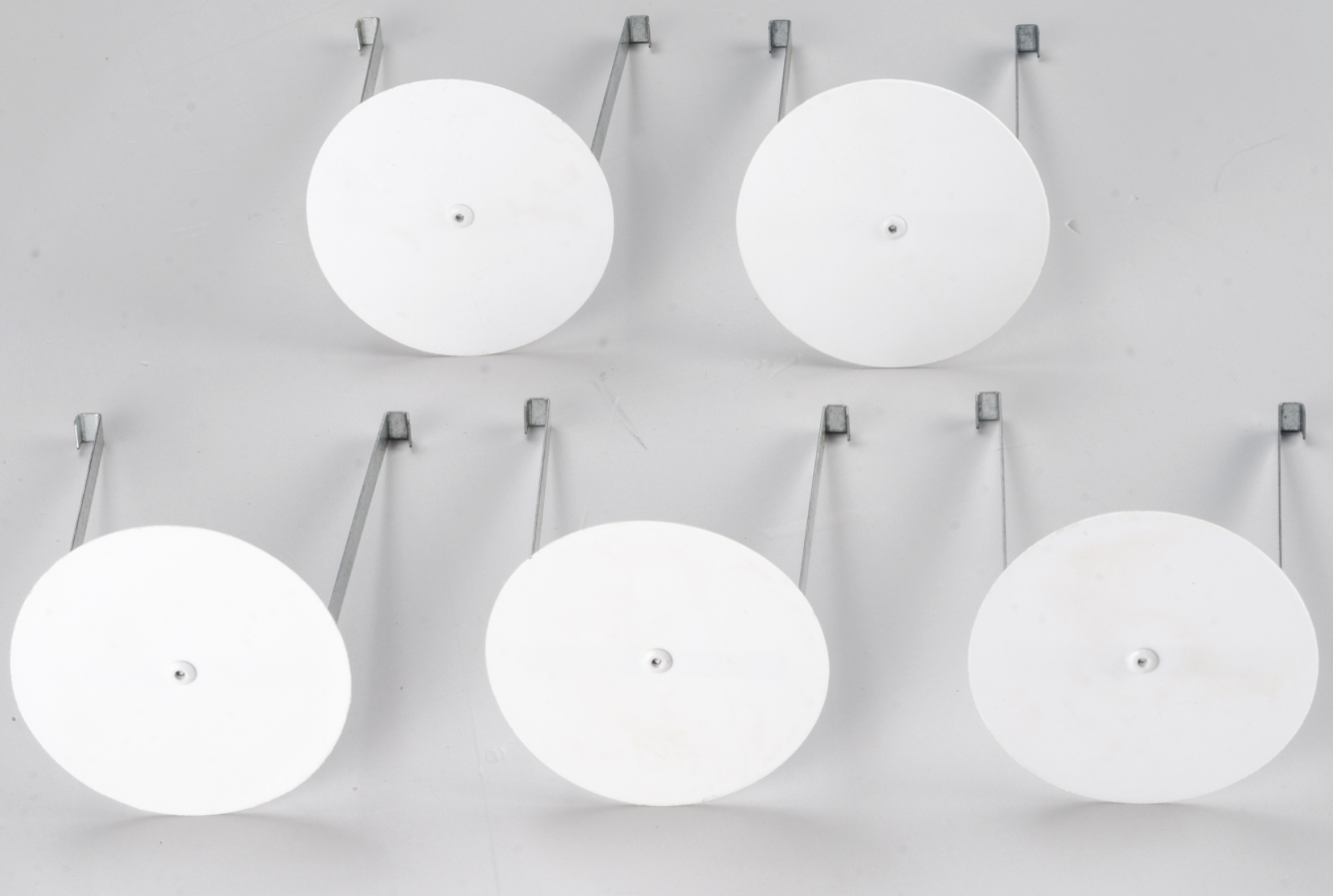 UPC-45-5 - Unico Outlet Air Deflector, 2" White Plastic, Quantity 5 - highvelocityoutlets-com