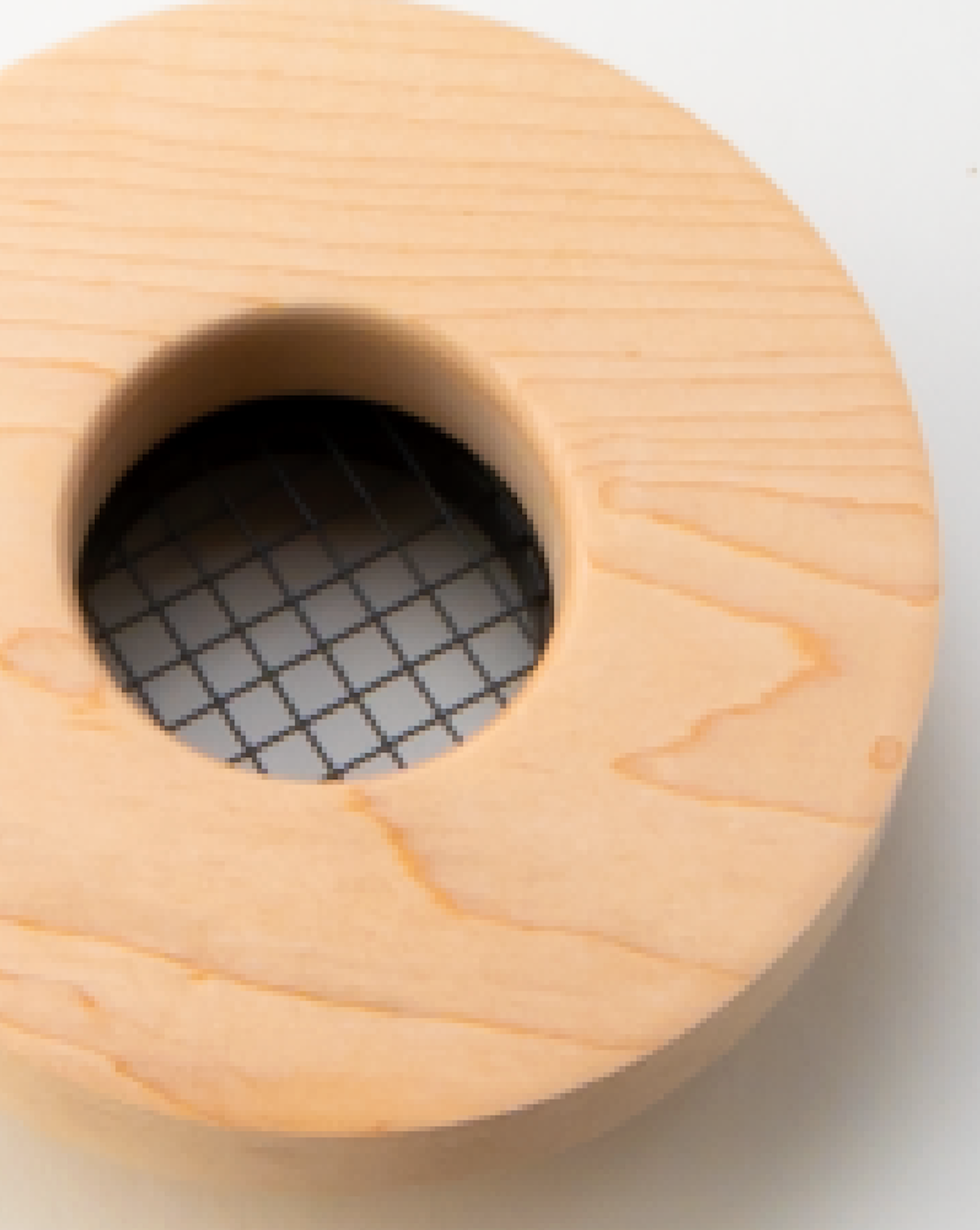 UPC-57T-MA-F-6 - Salida para madera de 2", TFS, montaje empotrado, arce, solo placa frontal (6 piezas)