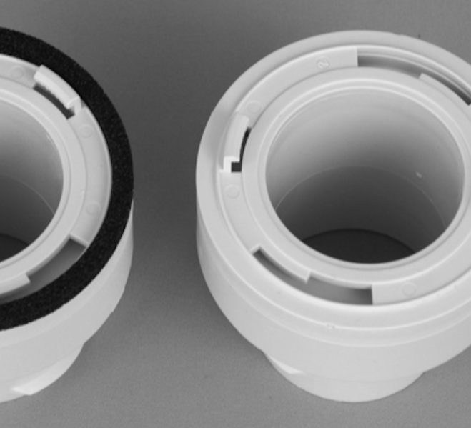 UPC-38TC-W-6 - Coupling Kit, 2", TFS, R3.3, White, Discount 6 Pack