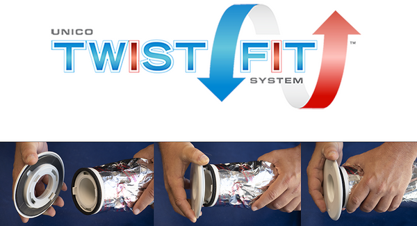 Introducing The Unico Twist Fit System - Now Available for 2" Flexible Supply Tubing