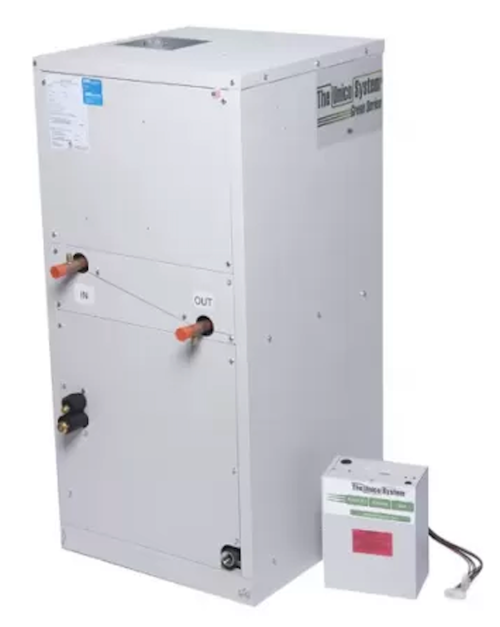 V3036B-1EC2BH01 - Vertical Air Handler, SCB Variable Speed, 120/208/230V,3 Row Coil, (AC/HP) with HWC, A2L Compliant