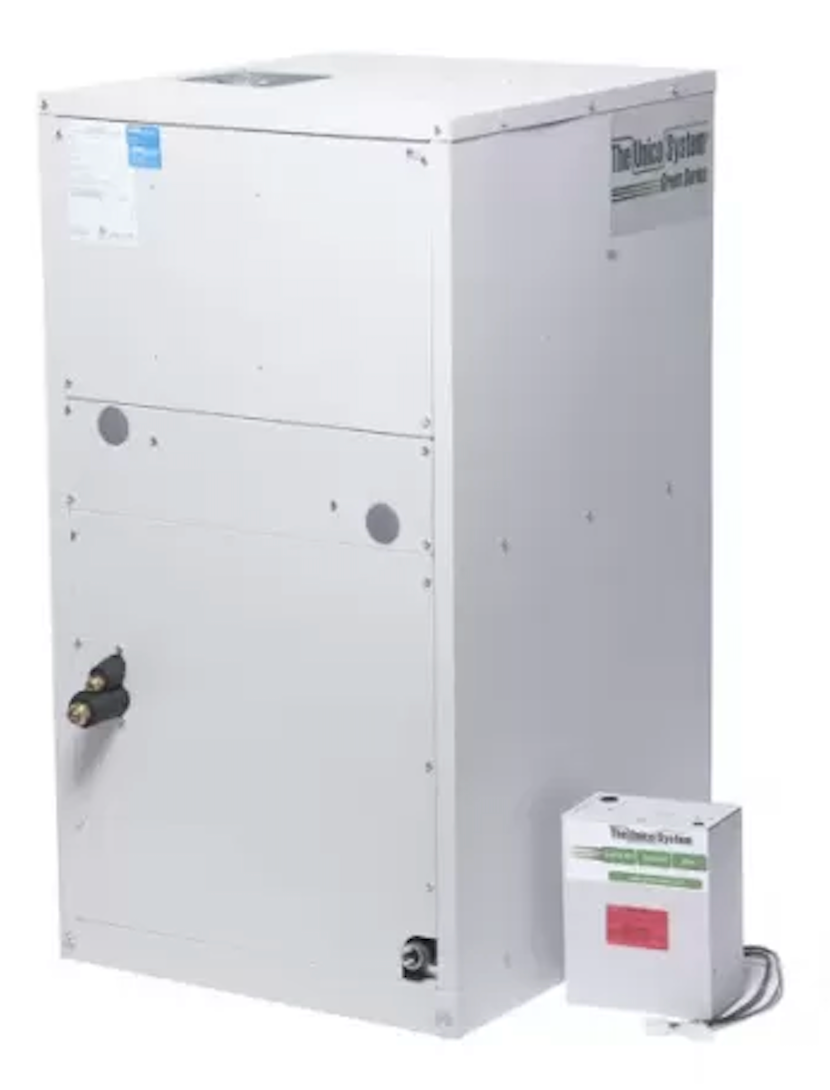 V3642B-1EC2BH01 - Vertical Air Handler, SCB Variable Speed, 120/208/230V, 3 Row Coil, (AC/HP) with HWC, A2L Compliant