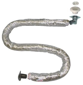 Hi-Velocity Vent Plate Key — flexible duct samples