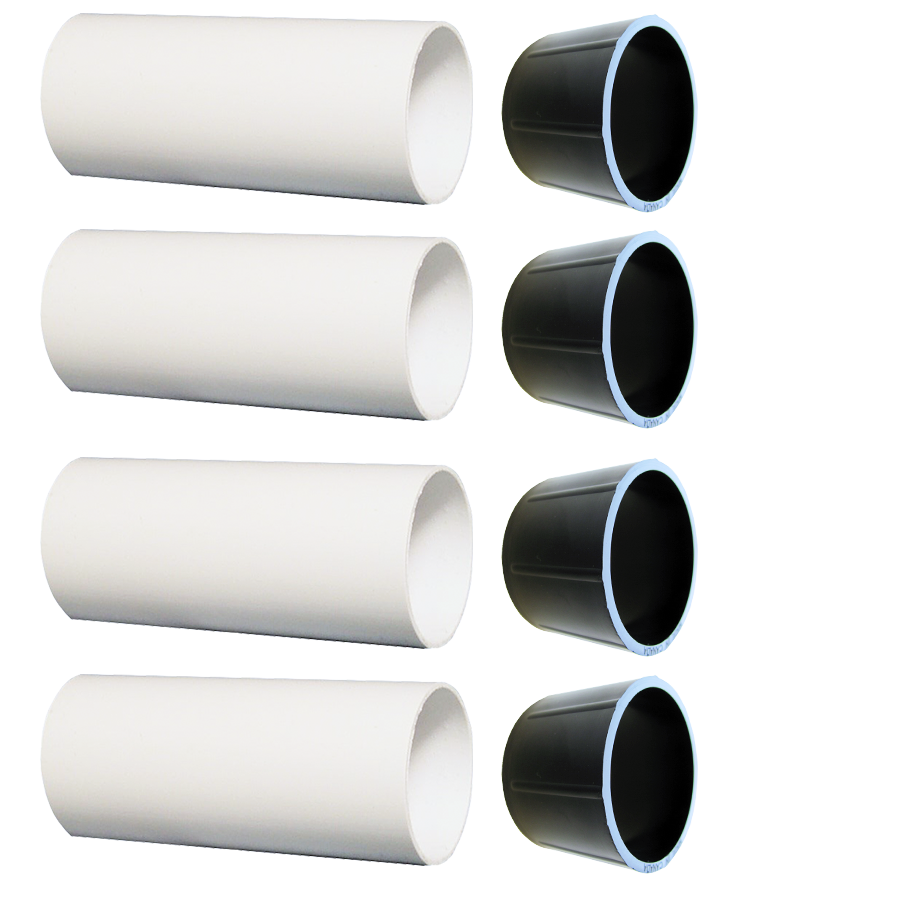 Hi-Velocity HE Vent Extender Kit (4) Duct Fitting