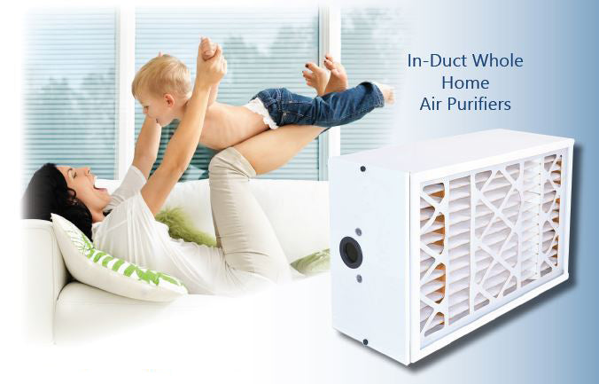 Hi-Velocity HEPS Air Purification System c/w MERV-13 Filter — air purification front