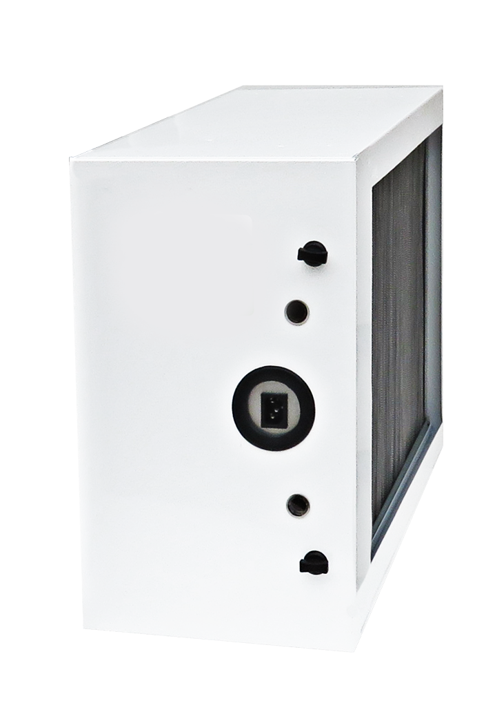Hi-Velocity HEPS Air Purification System c/w MERV-13 Filter — heps side view
