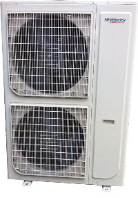 Hi-Velocity HVS-60 5-Ton Variable Speed Heat Pump — variable speed heat pump side