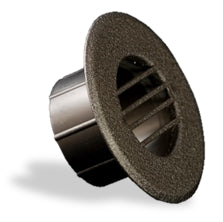 Hi-Velocity HE Black Wrinkle Vent Plate — black wrinkle side