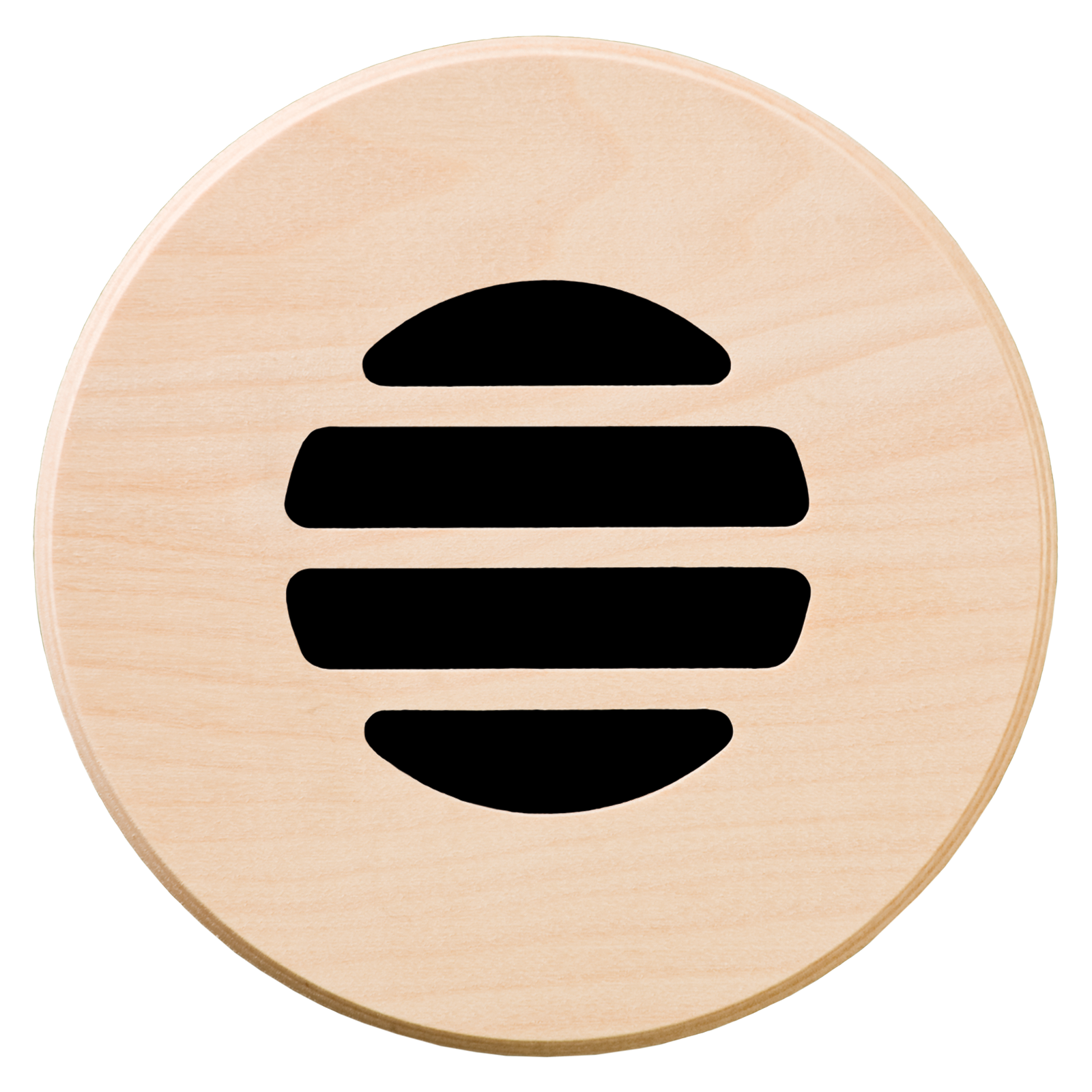 Hi-Velocity HE Unfinished Maple Vent Plate — he unfinished maple front