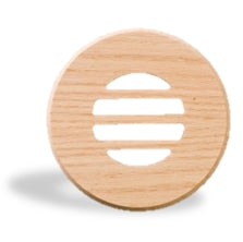 Hi-Velocity HE Unfinished Oak Vent Plate — unfinished oak front