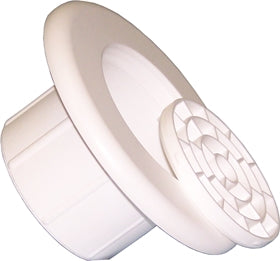 Hi-Velocity HE White Plastic Vent Plate — white plastic grill