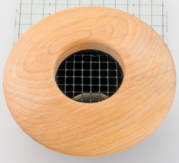 UPC-57-B - 2" Round Birch Wood Air Supply Vent Cover, by The Unico System - highvelocityoutlets-com