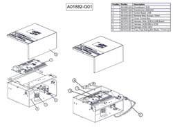 A01882-G01 - SCB Control Box Assembly for 230V, (EC2) AHU, Vertical