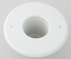 UPC-56B - 2" Unico Standard White Plastic Supply Return Air Vent, Round Outlet Cover - highvelocityoutlets-com