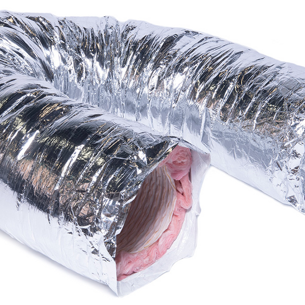 UPC-04R6-1218 - Return Air Duct, R-6.0 12 D x 10 ft – High Velocity Outlets