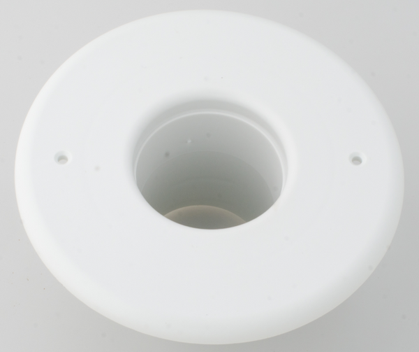 UPC-256 - Unico Supply Outlet, 2.5", Round, Standard White Plastic - highvelocityoutlets-com