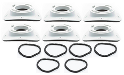 UPC-28T-6 - TFS, Take-off, for round metal plenum Includes gasket (6 pcs)