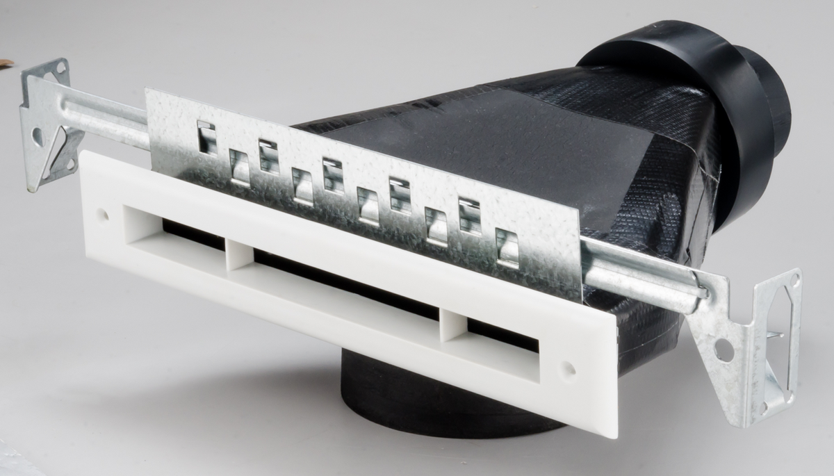 UPC68 Unico Supply Outlet Kit, Slotted, Straight, Plastic, White High Velocity Outlets