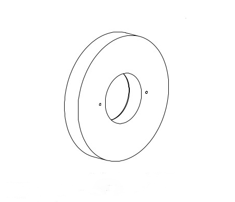 UPC-57T-WL-F-1 - 2" Wood Outlet, TFS, Flush Mount, Walnut, Face Plate OnlyUPC-57T-WL-F-1 - 2" Wood Outlet, TFS, Flush Mount, Walnut, Face Plate Only