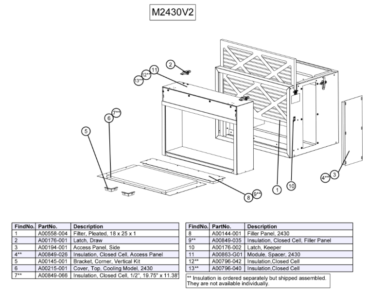 Plenum Module M2430V2 - Vertical Plenum Module (includes Spacer & Filter) – High ...