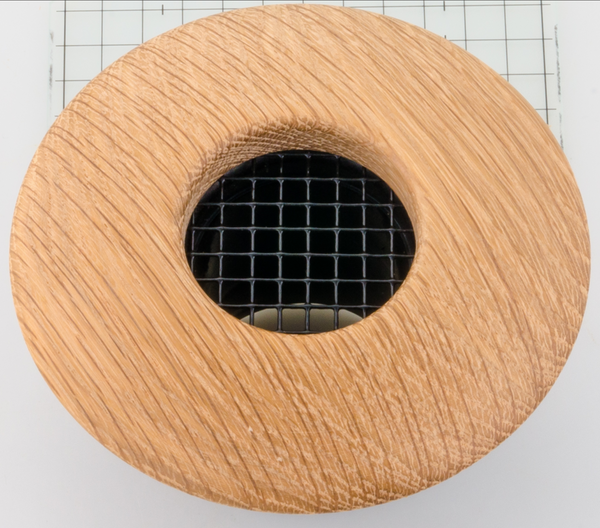 UPC-57-WO - 2" White Oak Wood Supply Outlet, Round, for The Unico System - highvelocityoutlets-com