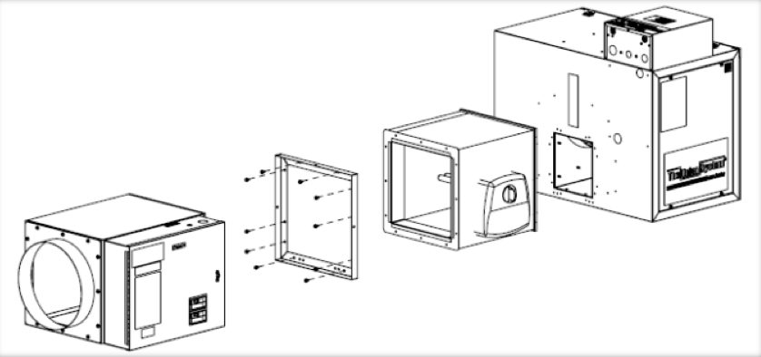 UVC1-09 - Unico Cabinet for UV Light Air Quality (IAQ), Air Purification, and Home Health Environment Control